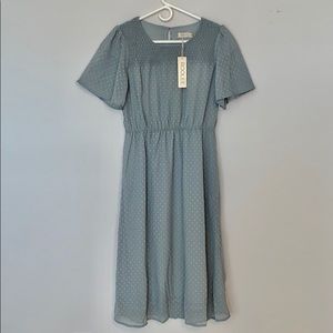 Roolee Gertrude Dot Dress NWT